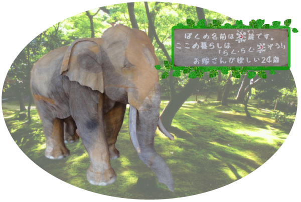 楽苑ﾏｽｺｯﾄ：象の楽蔵